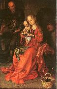 Martin Schongauer Holy Family Sweden oil painting artist